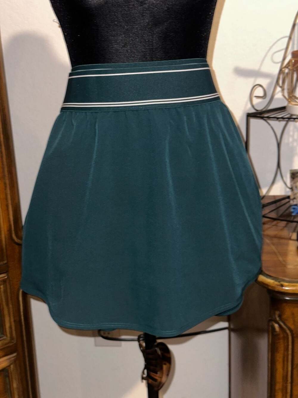 Avia Women's Active Skort with Curved Hem Deep Teal Size XL (16-18)